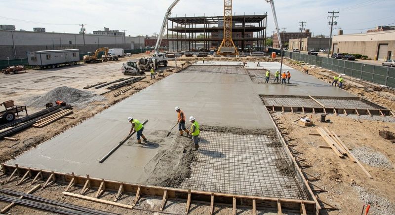 Commercial Slab Installation in Fort Worth, TX